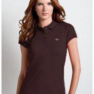 Lacoste collard tshirt.